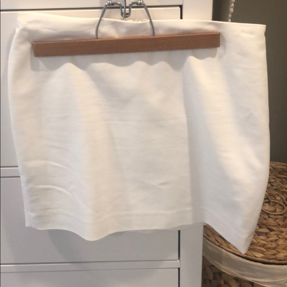 White skirt